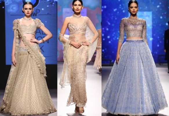 beige-lehenga-with-gold-grid-pattern-and-swarovski-embellishments-tarun-tahiliani-bmw-india-bridal-fashion-week-2015-horz